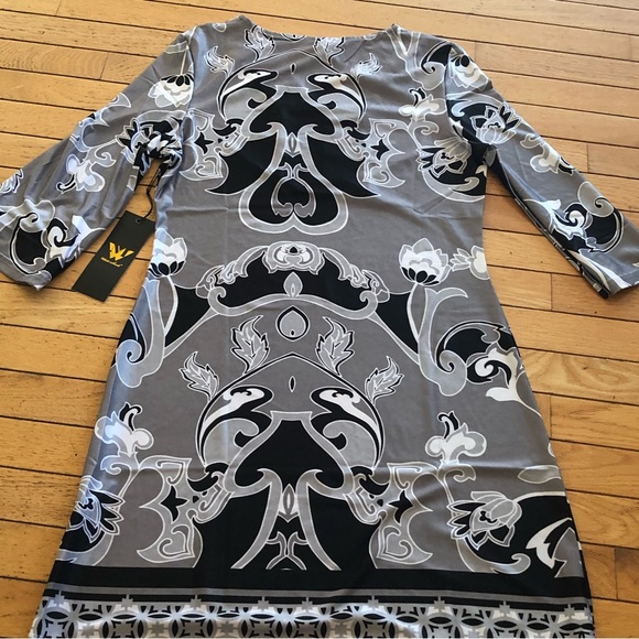 🎉HP🎉 Womenswear Dress NWT, Sz. XL - black and grey - Picture 3 of 9